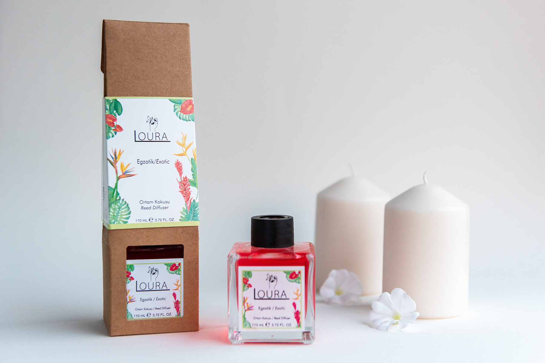 LOURA EGZOTİK ETKİLİ ÇUBUKLU BAMBU ORTAM KOKUSU 110 ML