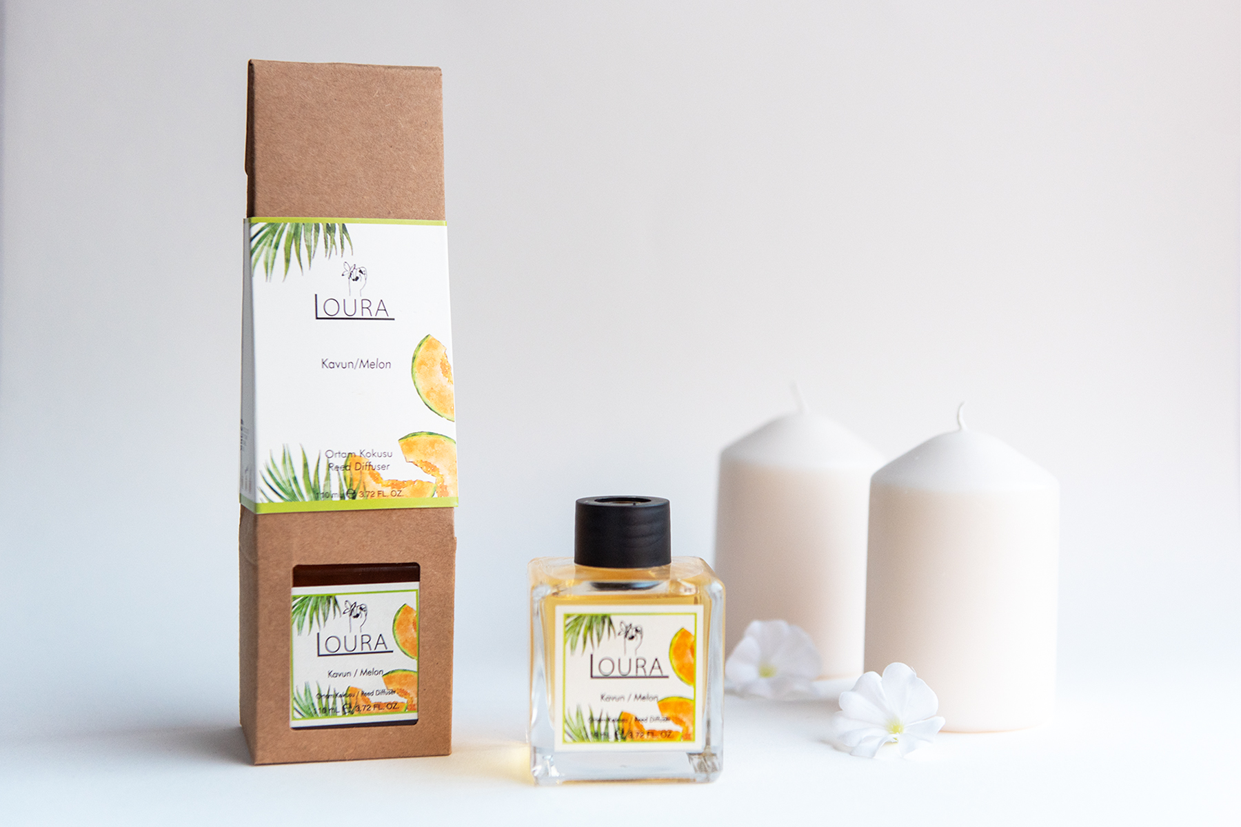 LOURA KAVUN ETKİLİ ÇUBUKLU BAMBU ORTAM KOKUSU 110 ML