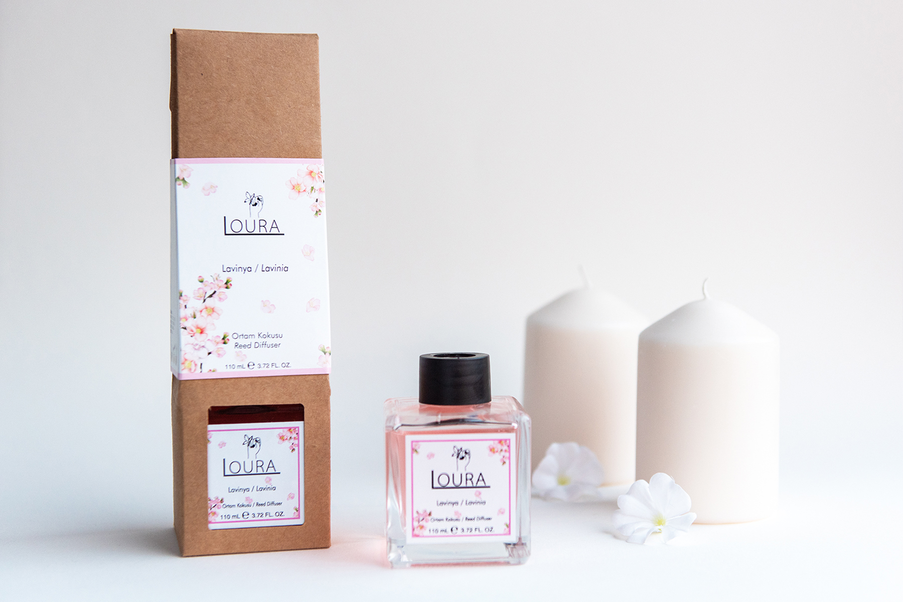 LOURA LAVİNYA ETKİLİ ÇUBUKLU BAMBU ORTAM KOKUSU 110 ML