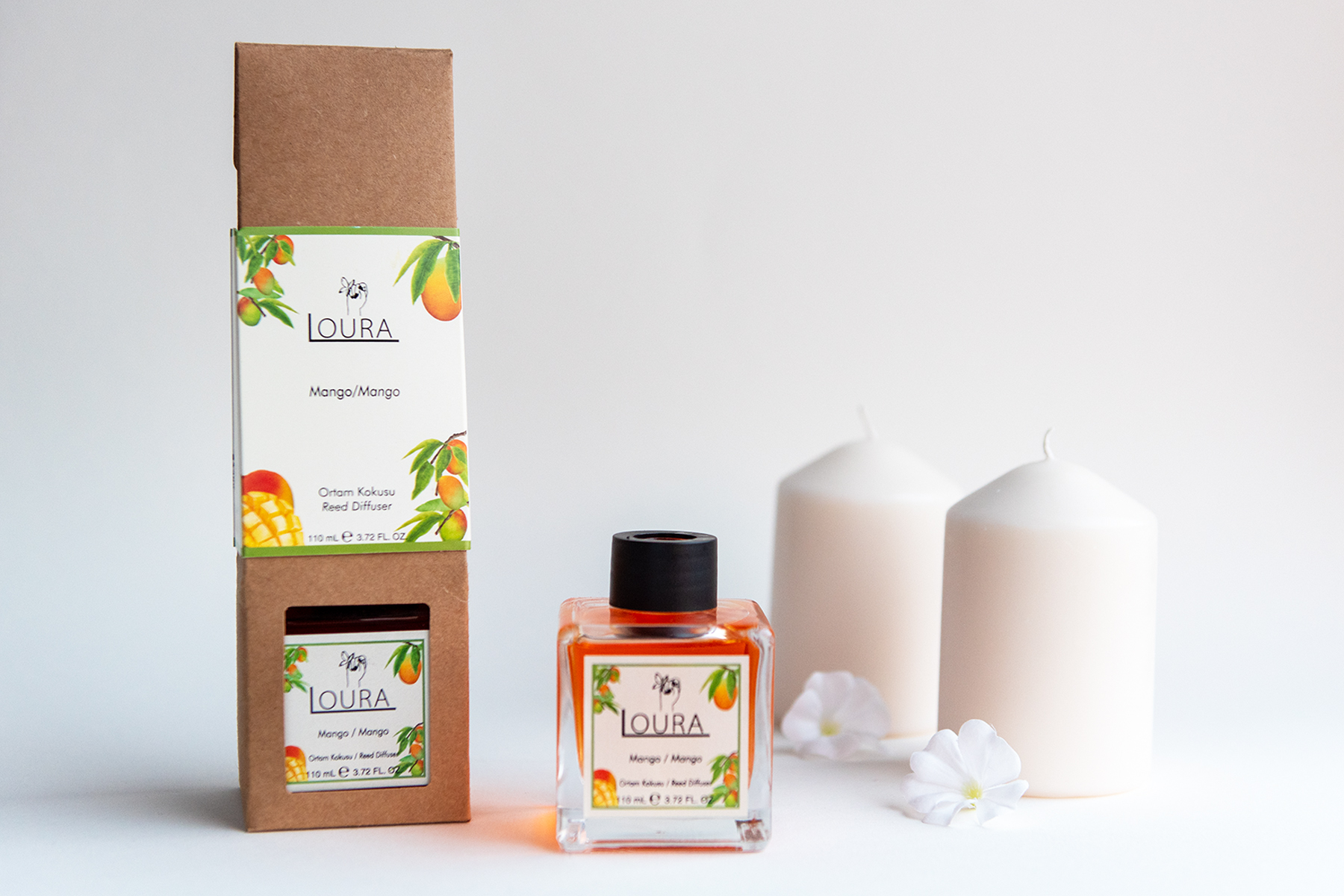 LOURA MANGO ETKİLİ ÇUBUKLU BAMBU ORTAM KOKUSU 110 ML