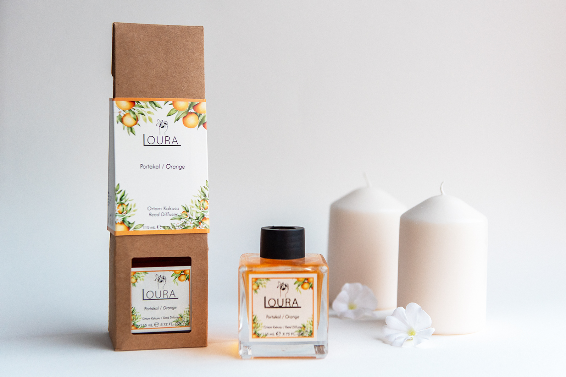 LOURA PORTAKAL ETKİLİ ÇUBUKLU BAMBU ORTAM KOKUSU 110 ML